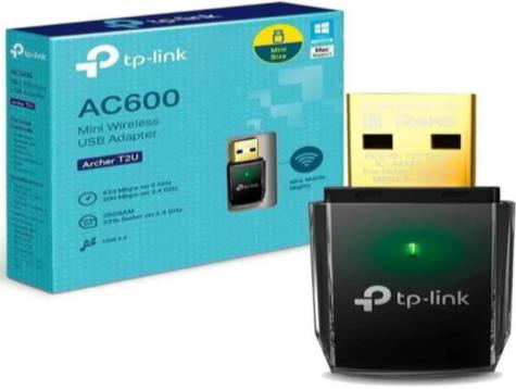 Adaptador De Red Wifi Usb 2.0 Archer T2U AC600Dualband Tp-link 